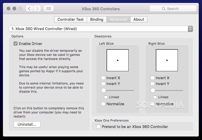 xbox one usb controller driver for mac os seirra